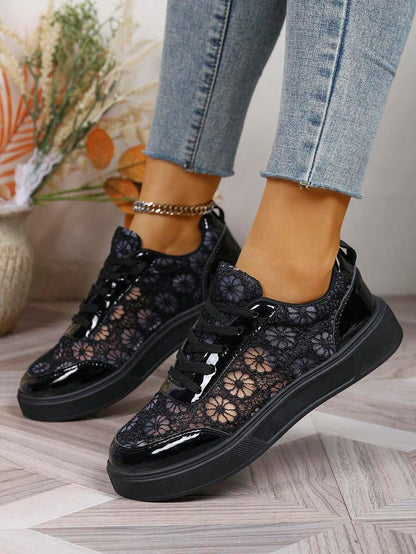 Audra™ | Sneakers Eleganti con Pizzo