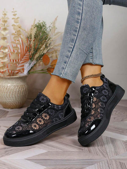 Audra™ | Sneakers Eleganti con Pizzo