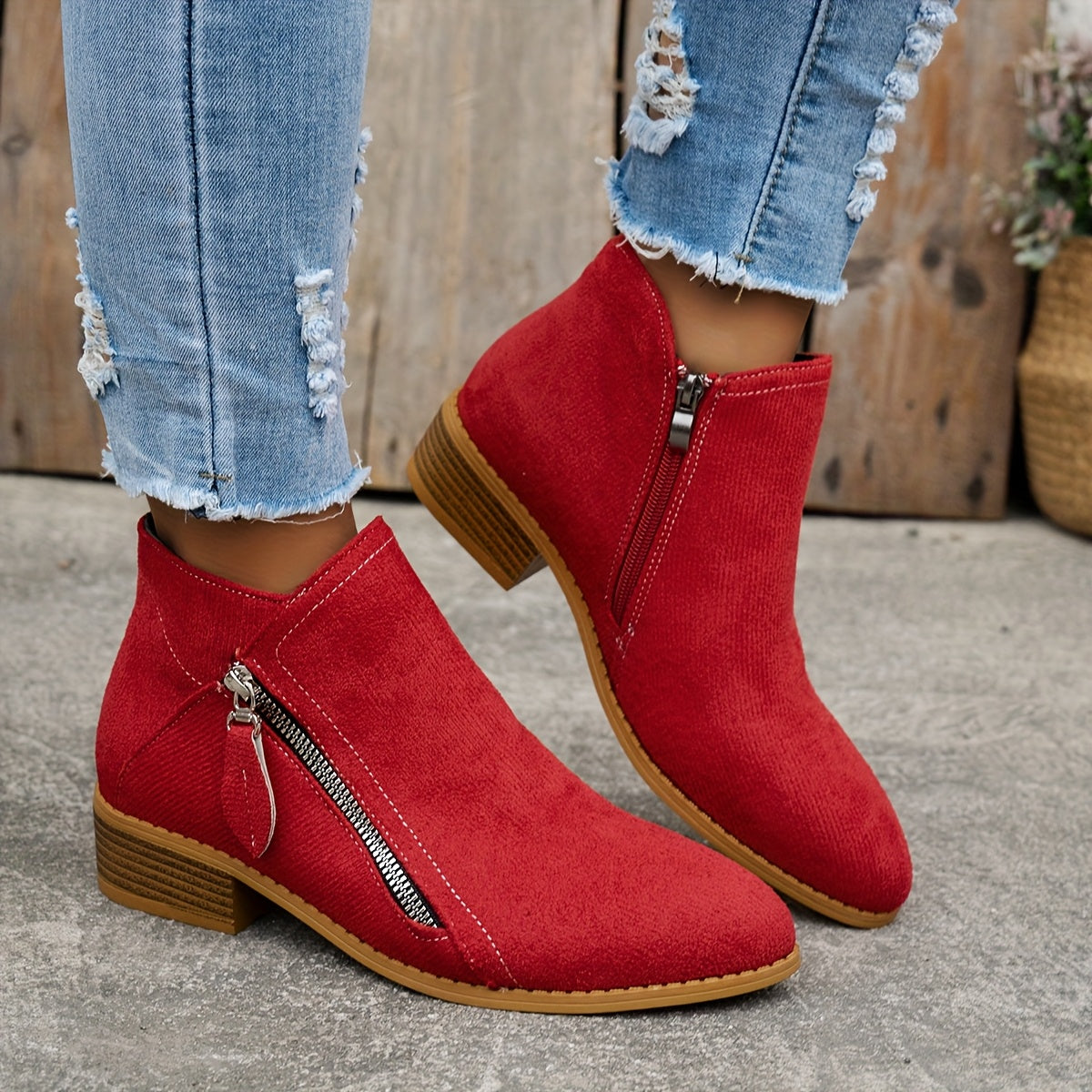 Lona™ | Stivaletti alla caviglia in suede eleganti