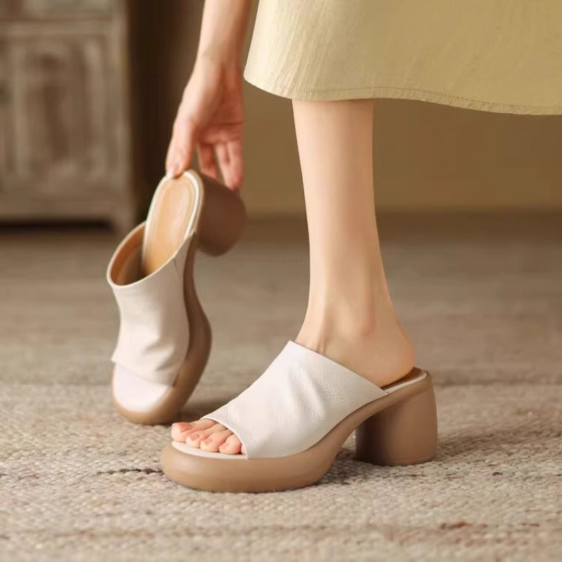 Evie™ | Pantofole Ortopediche Confortevoli con Tacco
