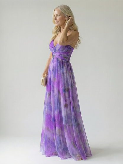 Vivienne™ | Maxi Abito con Stampa Camuffante per Pancia