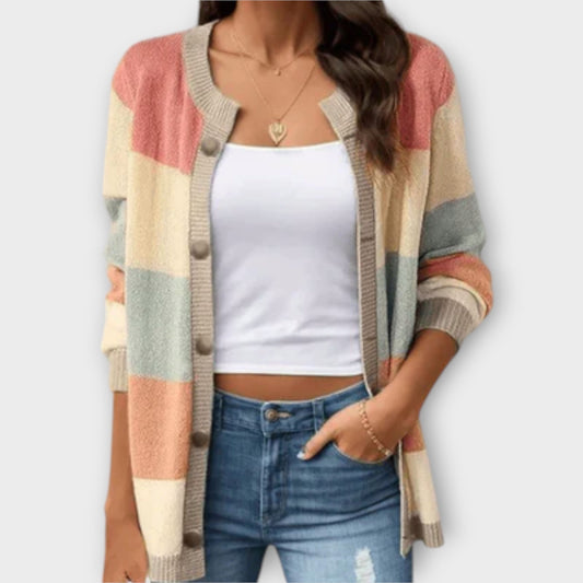 Lottenia - Cardigan a righe