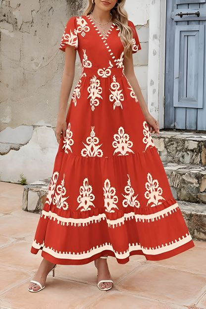Lisa™ | Abito Maxi Boho Senza Maniche