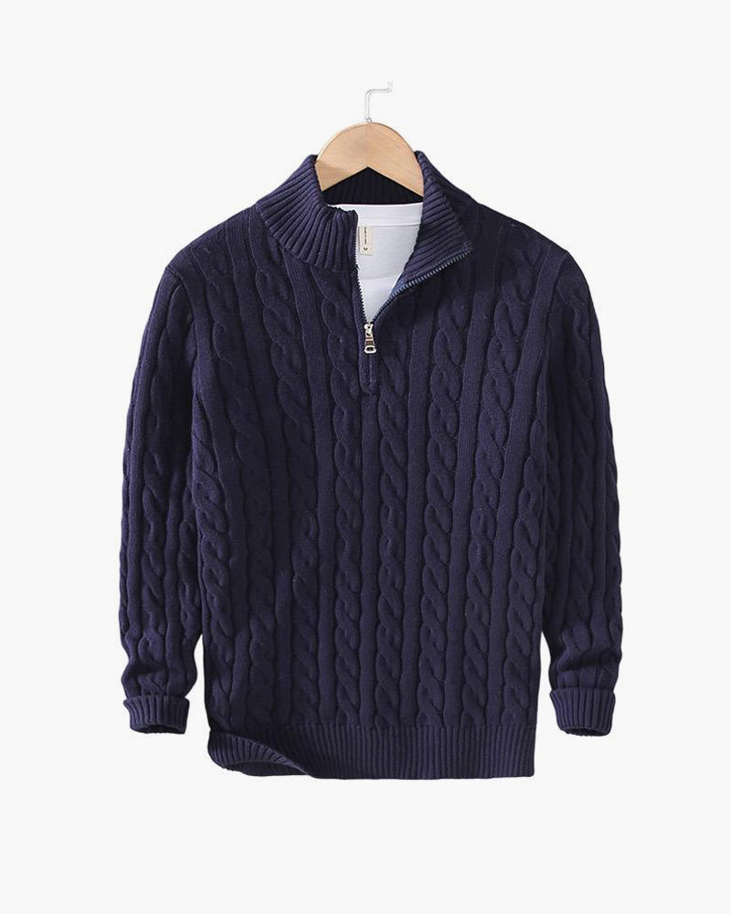 Eamon™ | Maglione classico a mezza zip