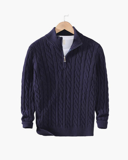 Eamon™ | Maglione classico a mezza zip
