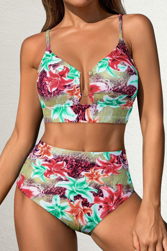 Fenna™ | Set Bikini a Quadri Moderno