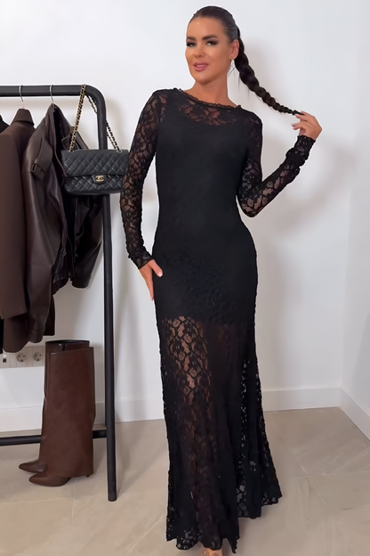 Rona™ | Elegante Maxigonna in Pizzo