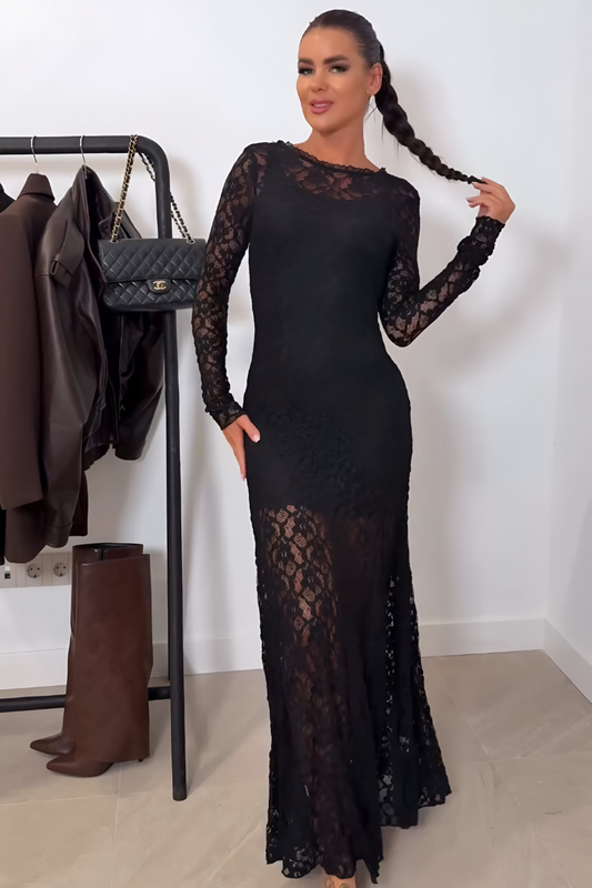 Rona™ | Elegante Maxigonna in Pizzo