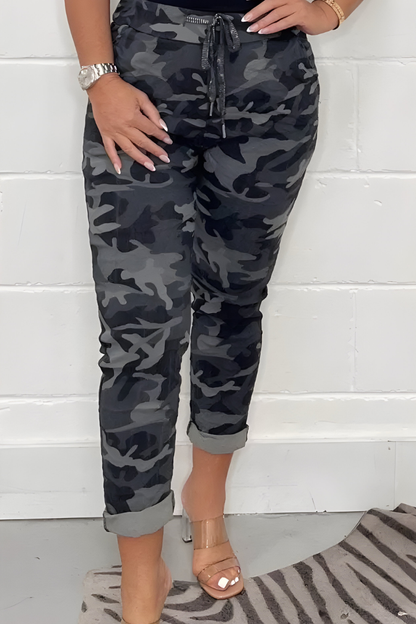 Laryn™ | Pantaloni jogger camouflage casual