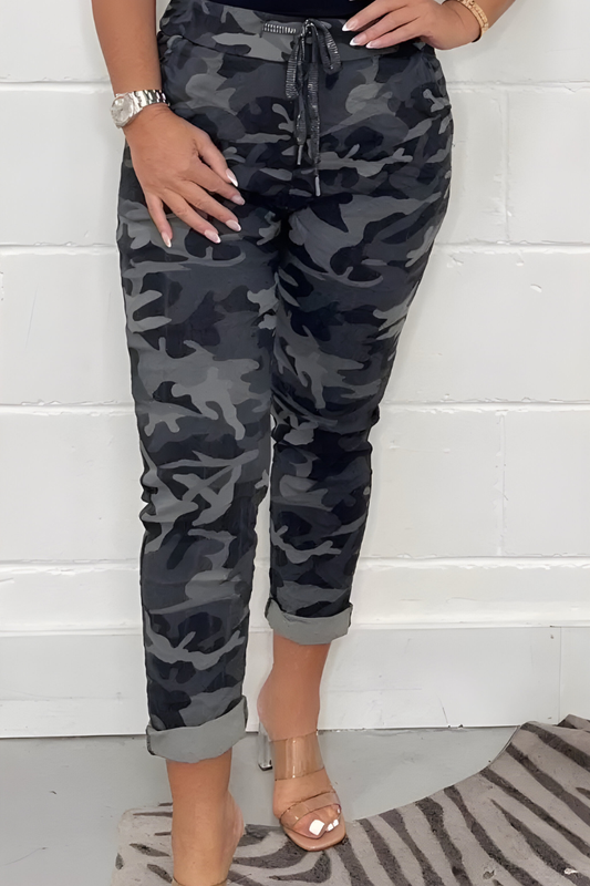 Laryn™ | Pantaloni jogger camouflage casual