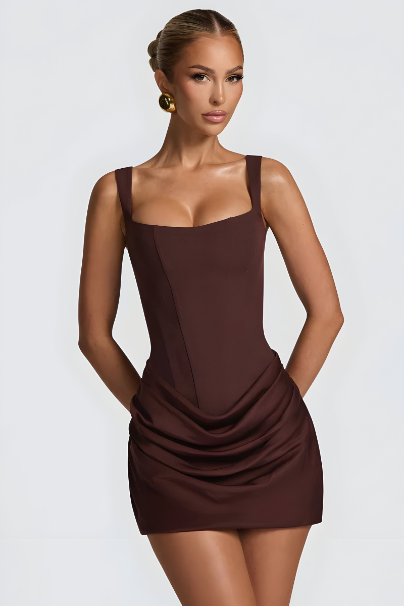 Ziva™ | Elegante Abito da Sera Drappeggiato
