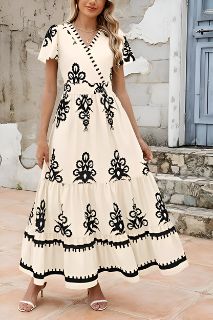 Lisa™ | Abito Maxi Boho Senza Maniche