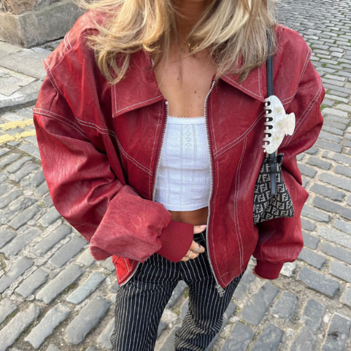 Amara | Il Bomber In Pelle Essentiel