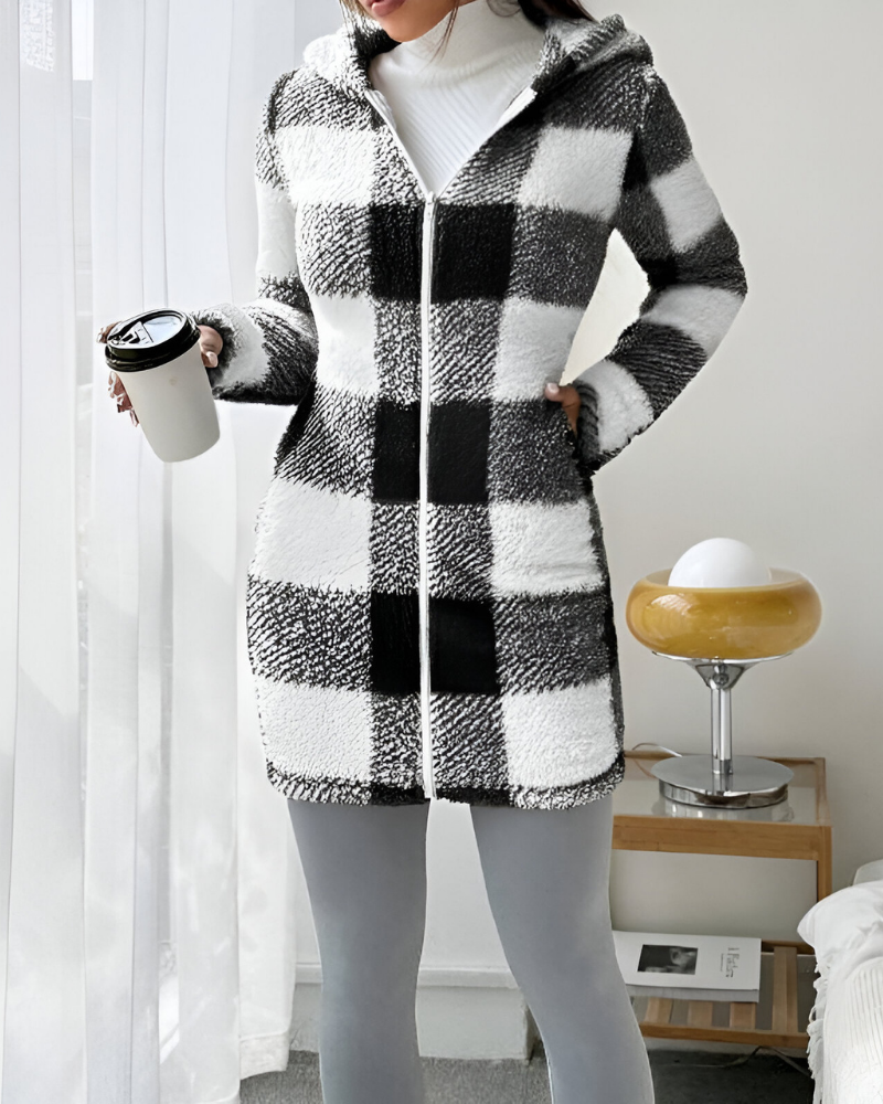Zari™ | Giacca Moderna Calda con Cappuccio