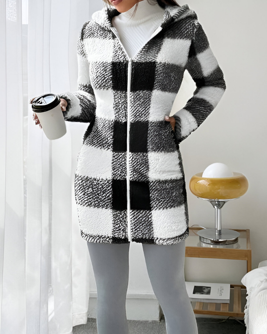 Zari™ | Giacca Moderna Calda con Cappuccio