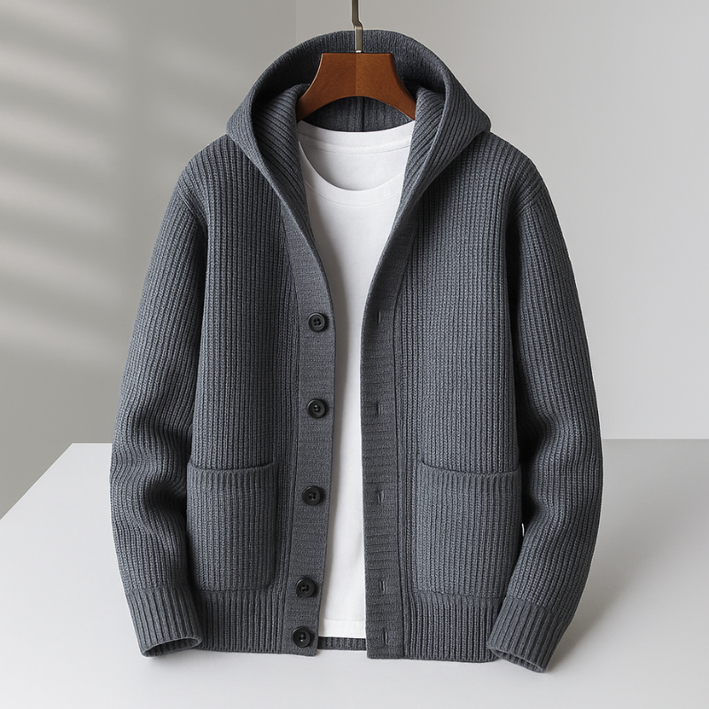 Owen™ | Gilet Casual a Costine con Cappuccio