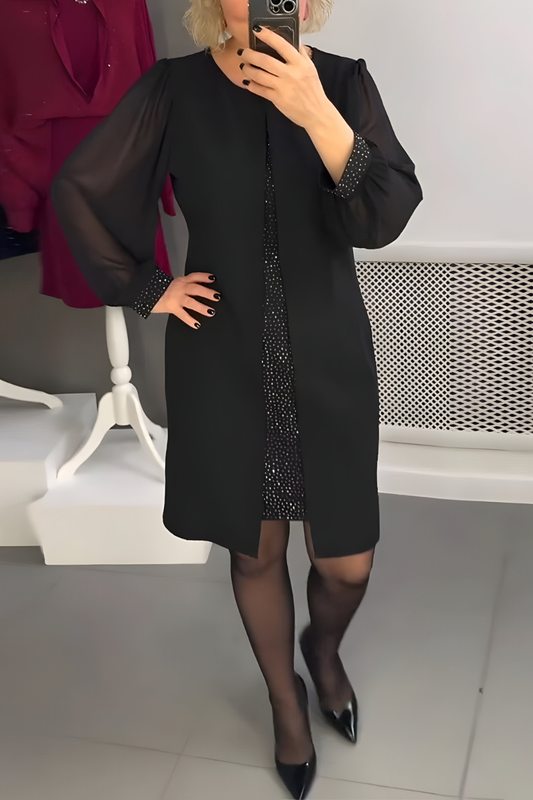 Mara™ | Abito con Maniche Trasparenti