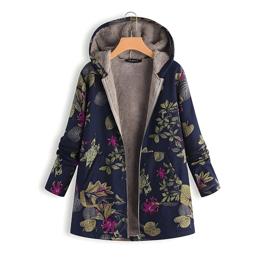 Mira™ | Giacca in Fleece con Fiori Eleganti