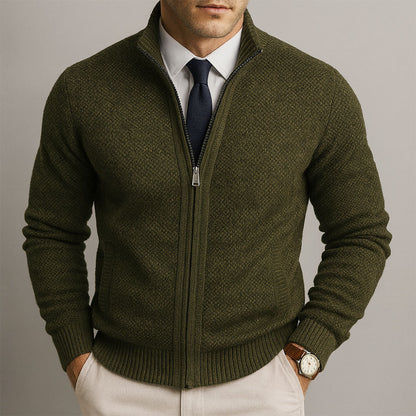 Davi™ | Maglione Zip Moderno Texture