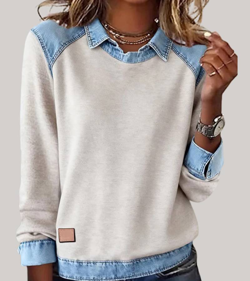 Nomi™ | Maglione Denim Confortevole