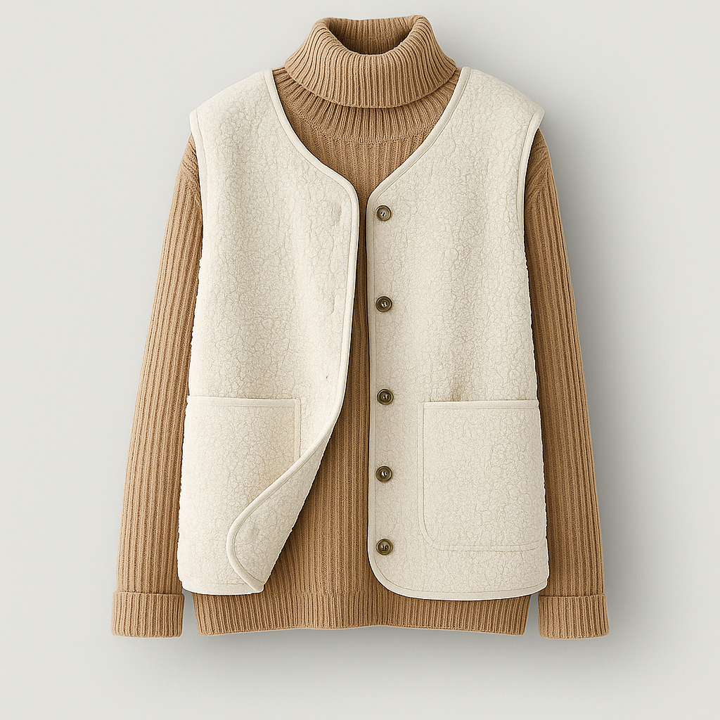 Celeste | Gilet Trapuntato Versatile da Donna | Comfort Senza Tempo