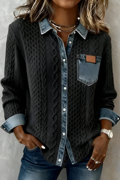 Selo™ | Blusa in Denim Confortevole
