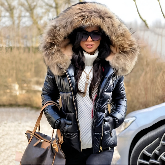 Vigdis™ | Piumino caldo, trendy e spesso con cappuccio