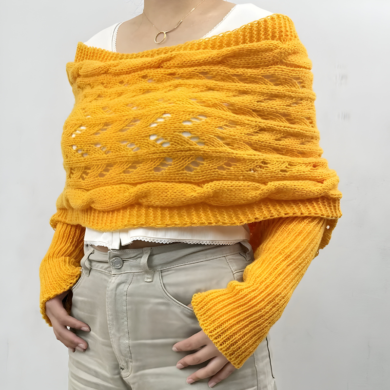 Saren™ | Sciarpa Calda Lavorata a Maglia