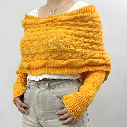 Saren™ | Sciarpa Calda Lavorata a Maglia
