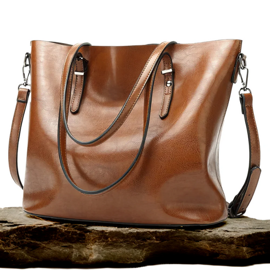 Favorito di Nicole | Borsa a Spalla Vintage in Pelle Vegana