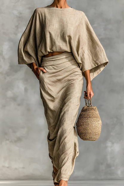 Elara™ | Set top e gonna drappeggiati e chic