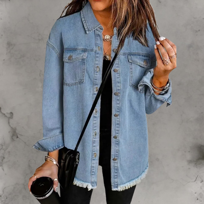 Kian™ | Giacca di Jeans Casual con Bottoni