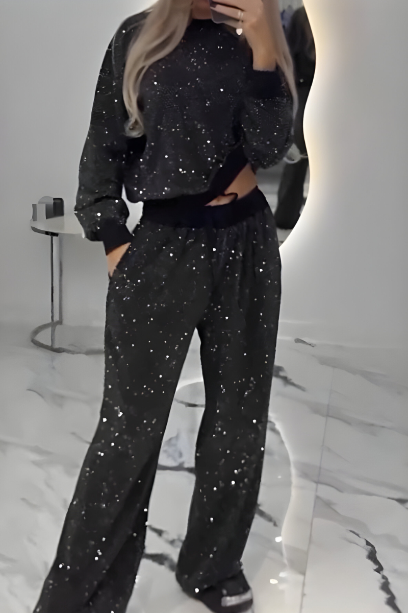 Lysa™ | Elegante set relax con paillettes