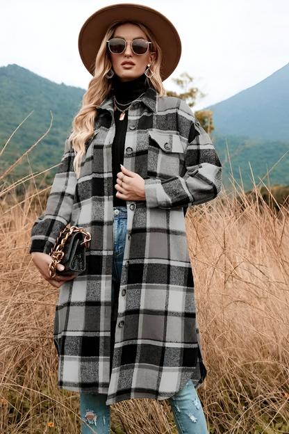 Liva™ | Giacca Autunnale Calda a Righe