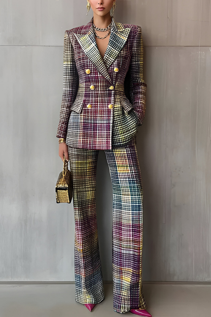 Celyn™ | Elegante Set a Quadri in Due Pezzi