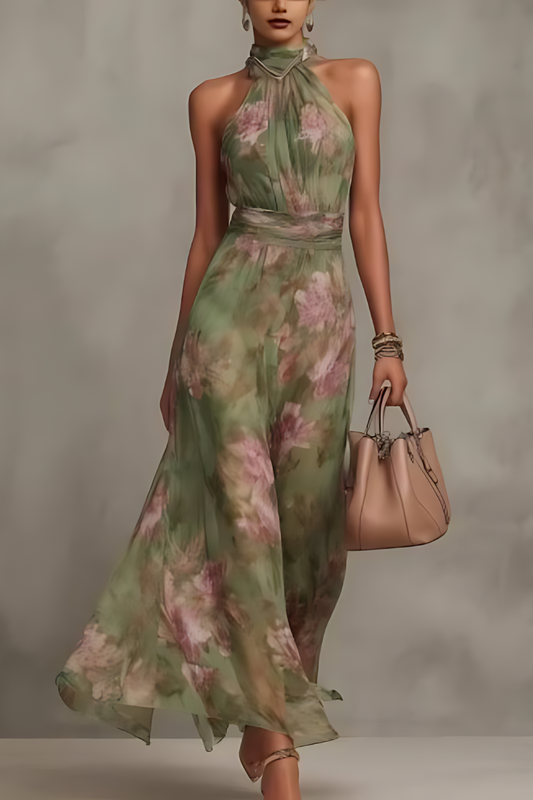 Yuna™ | Elegante Vestito Maxi a Fiori