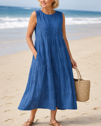 Coralie™ | Abito Midi Floreale Camuffante per la Pancia
