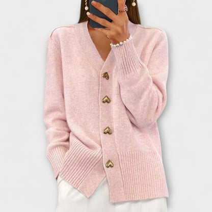 Gaby – Pullover Vintage con Scollatura a V