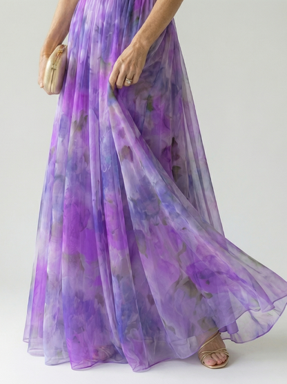 Vivienne™ | Maxi Abito con Stampa Camuffante per Pancia