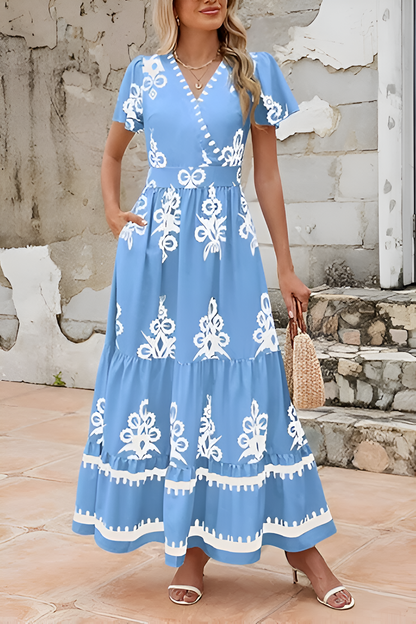 Lisa™ | Abito Maxi Boho Senza Maniche