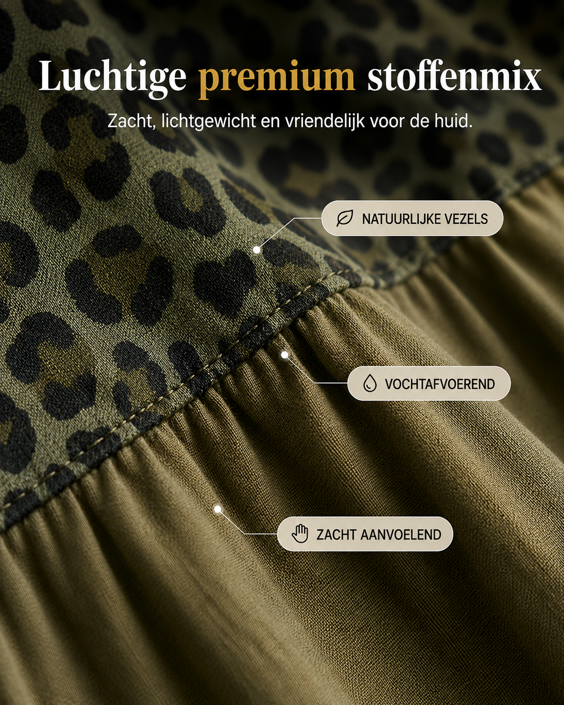 Aveline™ | Abito Maxi Bohemien con Design Coprente per la Pancia