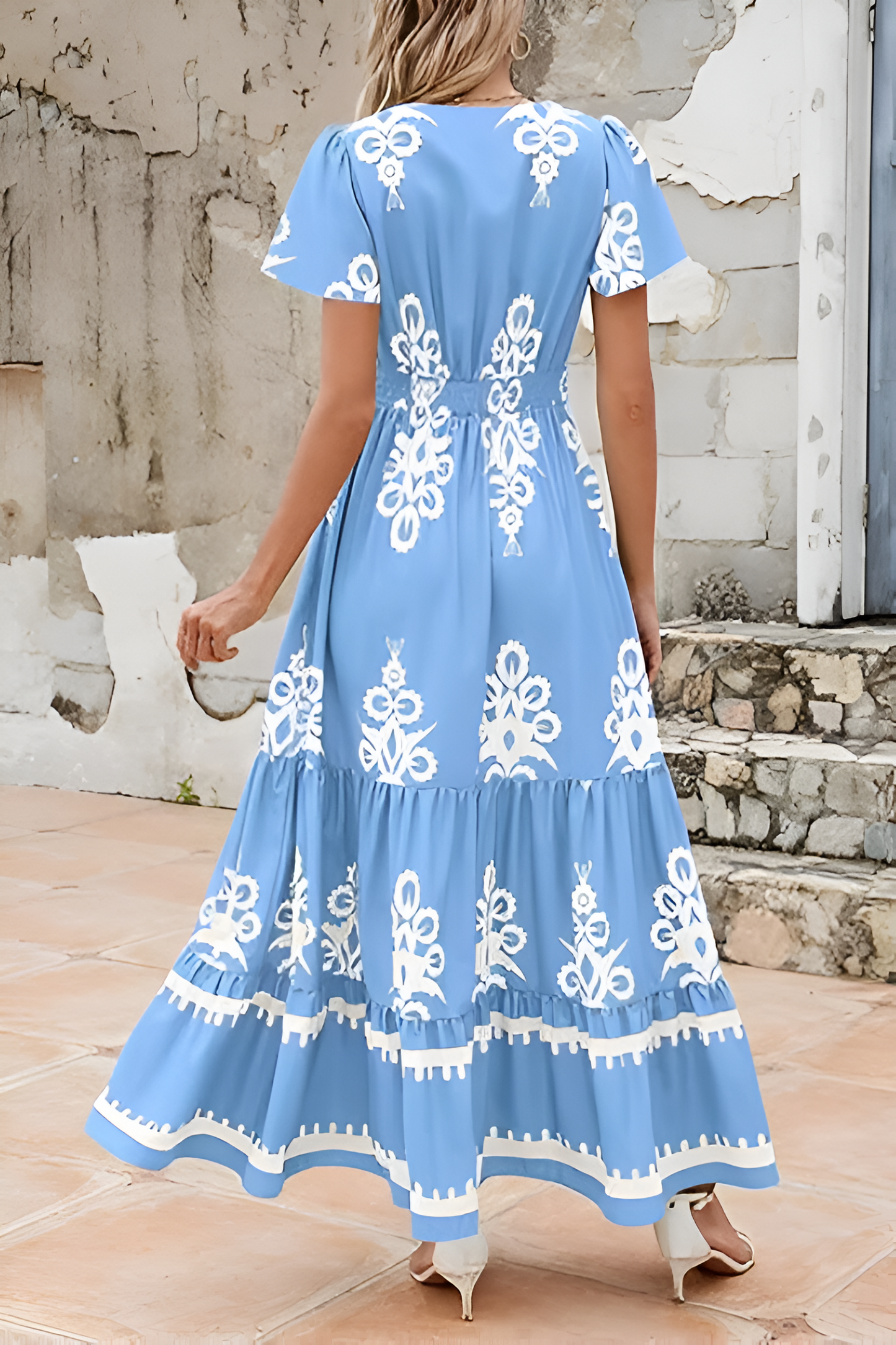 Lisa™ | Abito Maxi Boho Senza Maniche