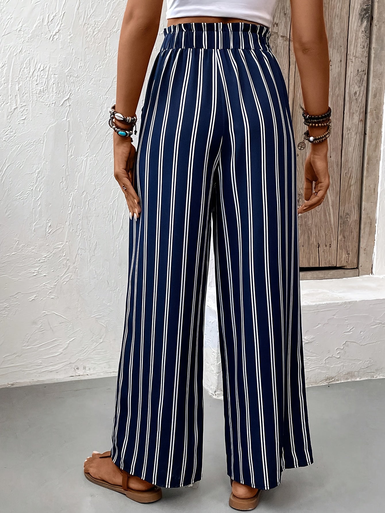 Lena™ | Pantaloni Strutturati e Stilosamente Striati