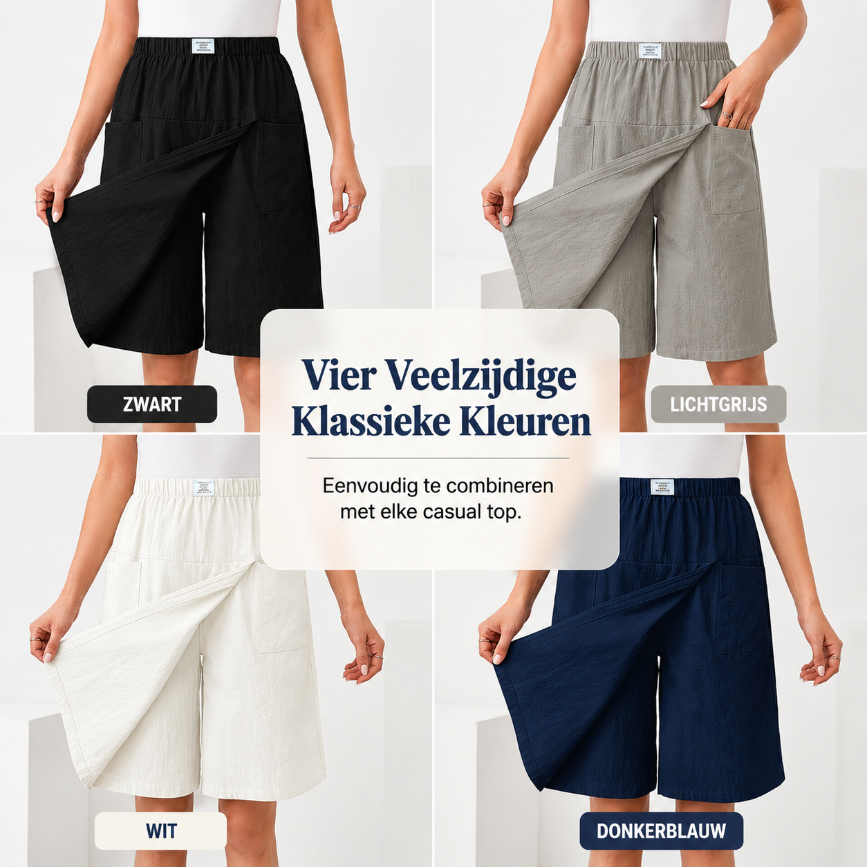 Britt™ | Gonna elastica con pantaloncini