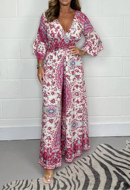 Mae™ | Elegante Maxi Abito con Scollo a V