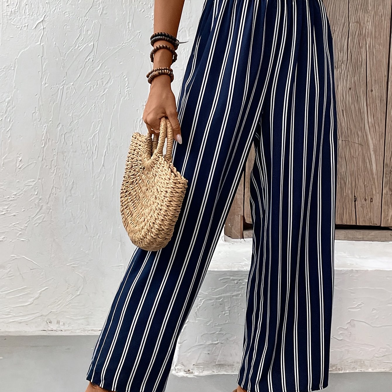 Lena™ | Pantaloni Strutturati e Stilosamente Striati