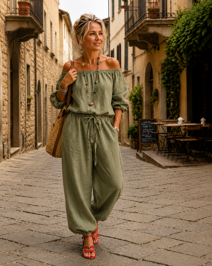 Alba™ | Tuta Relax con Dettaglio a Laccio