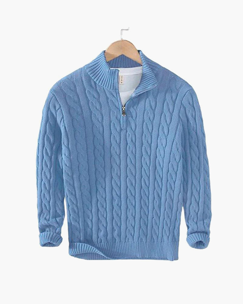 Eamon™ | Maglione classico a mezza zip