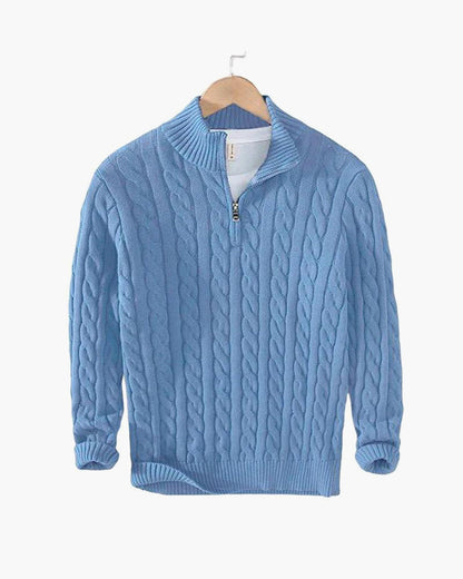 Eamon™ | Maglione classico a mezza zip