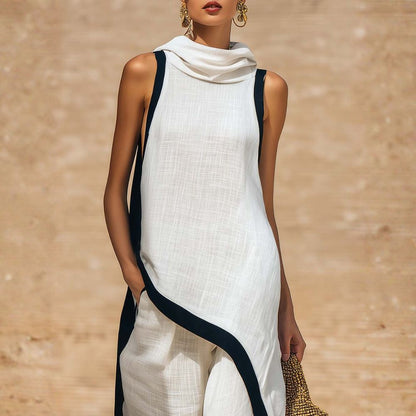 Jovanne™ | Elegante Set in Lino a Due Pezzi
